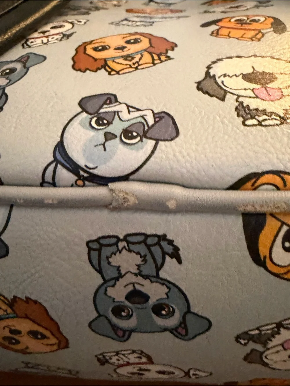 Loungefly Light Blue Disney Dogs Mini Backpack with Ear Accents